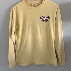 RON JON SURF SHOP - Yellow Long Sleeve Tee - Small
